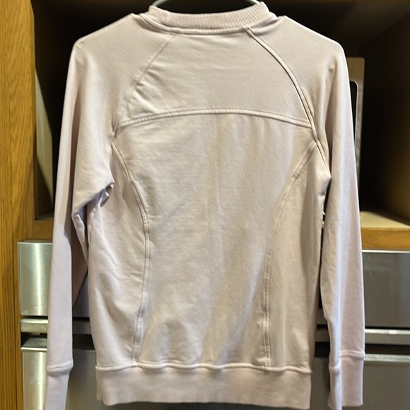 NWOT lululemon Scuba Crewneck light pink I believe the color is pink bliss sz 4 - Picture 4 of 6